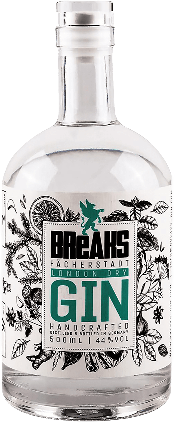 Breaks Dry Gin - Handwerklicher Gin mit 15 Botanicals