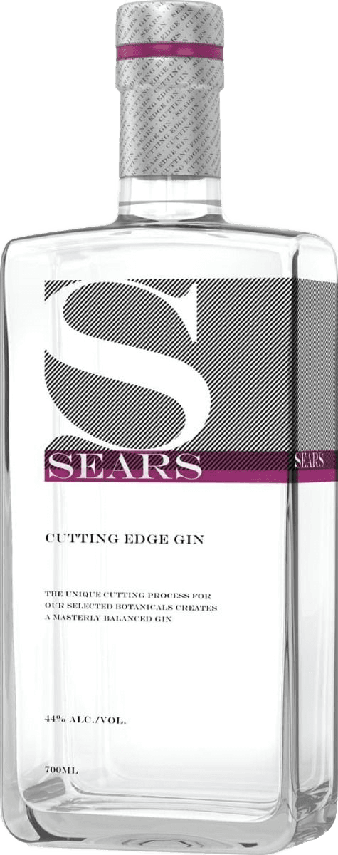 Sears Cutting Edge Gin - 0,7l Flasche mit Wacholder, Koriander und Bergamotte Botanicals aus Deutschland