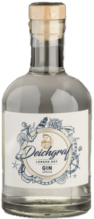 Deichgraf London Dry Gin - Der perfekte Begleiter für besondere Momente. Entdecke die Aromen von Wacholder, Koriander, Sternanis, Kümmel, Süßholz, Orangen- und Zitronenschale sowie Zimtrinde.