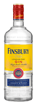 Finsbury London Dry Gin - klassischer Gin aus England mit Wacholder, Koriander und Zitronenbotanicals